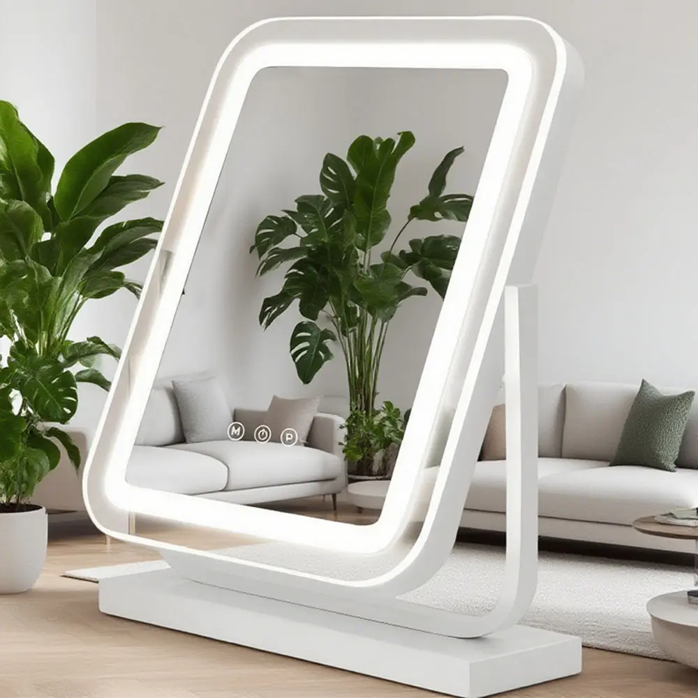 Specchio rotondo Smart LED per bagno, specchio da bagno, fabbrica 6