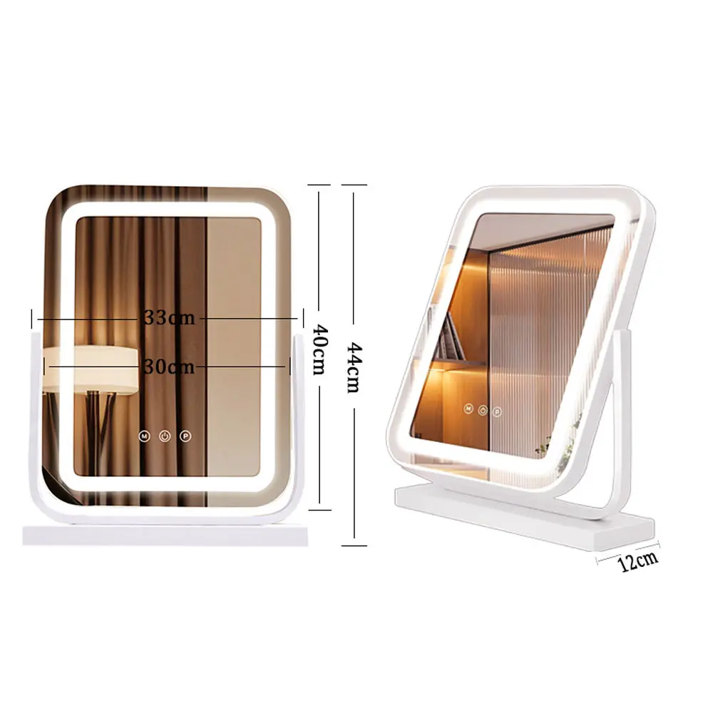 Specchio rotondo Smart LED per bagno, specchio da bagno, fabbrica 2