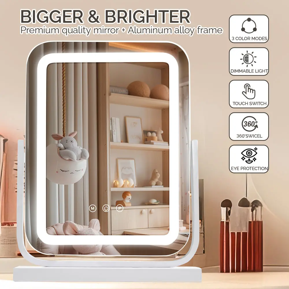 Specchio rotondo Smart LED per bagno, specchio da bagno, fabbrica 8