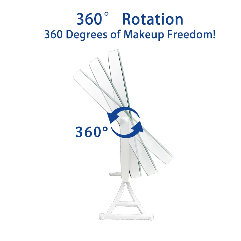 Specchio rotondo Hollywood con luci LED, specchio da trucco all'ingrosso - BWN Lighting 10