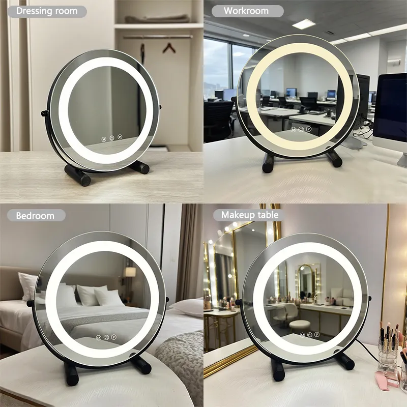 Specchio rotondo retroilluminato Specchio rotondo per il trucco Vendita all'ingrosso - BWN Lighting 7