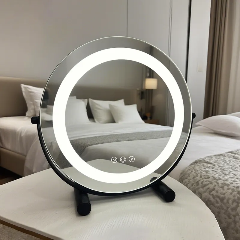 Specchio rotondo retroilluminato Specchio rotondo per il trucco Vendita all'ingrosso - BWN Lighting 11