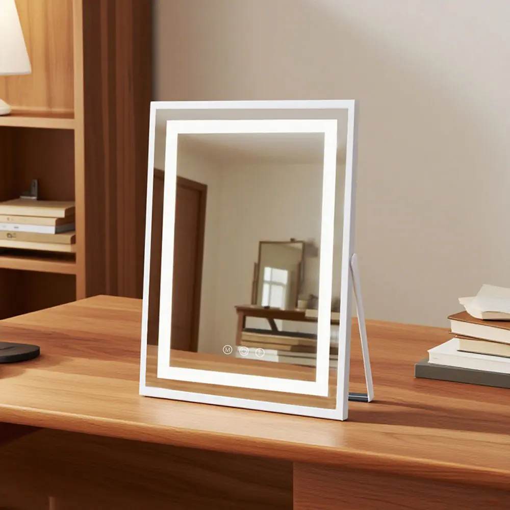 BWN Lighting Specchio quadrato per il trucco Fabbrica di specchi quadrati per il trucco 4