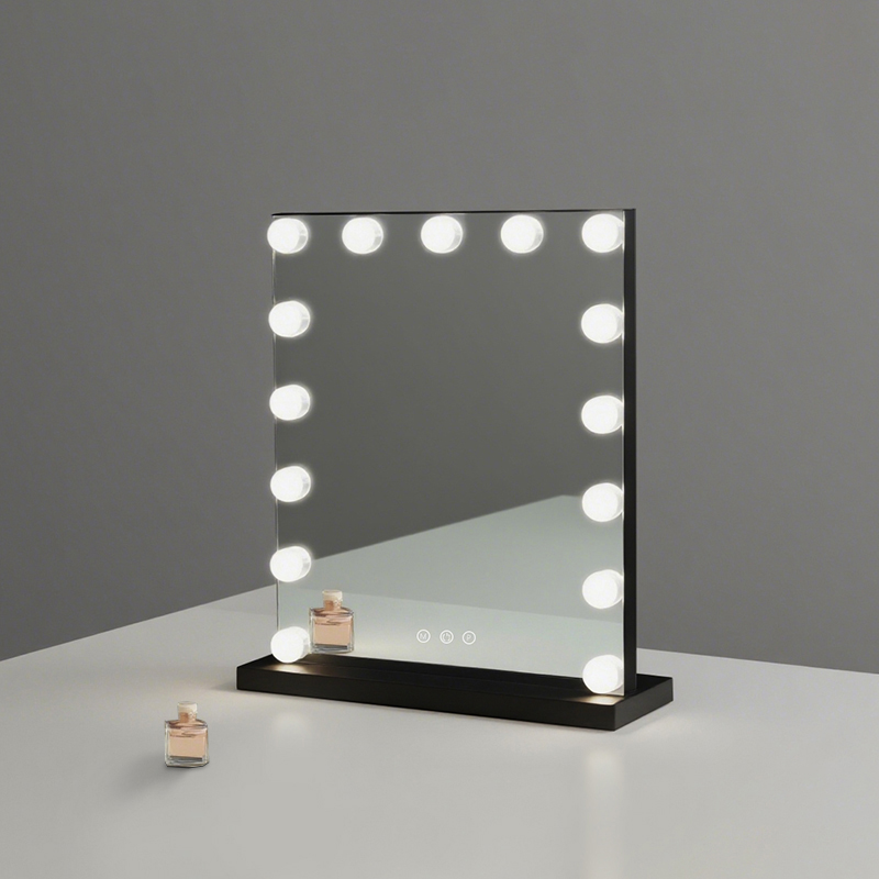 Specchio per il trucco Hollywood con lampadina adatto per saloni di bellezza in diretta streaming BWLLNI 4