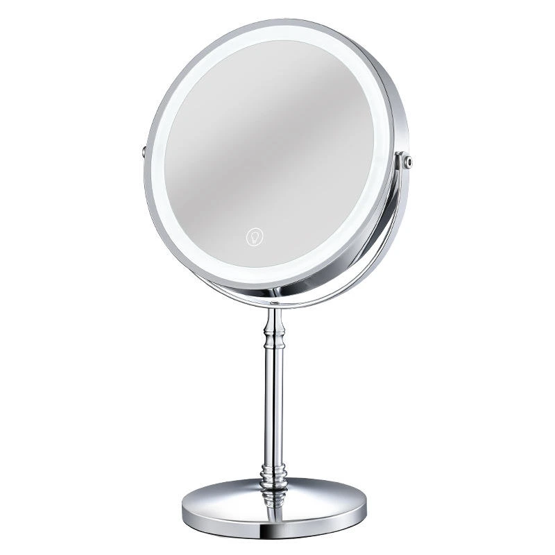 8 inch desktop round mirror metal material sells well on Amazon BWLLNI 1