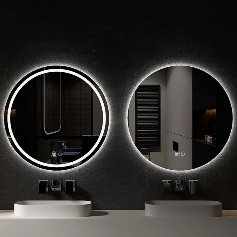 Engineered Custom Smart Wall Mounted Bath Mirror with LED Touch Control Anti Fog Function BWLLNI 1
