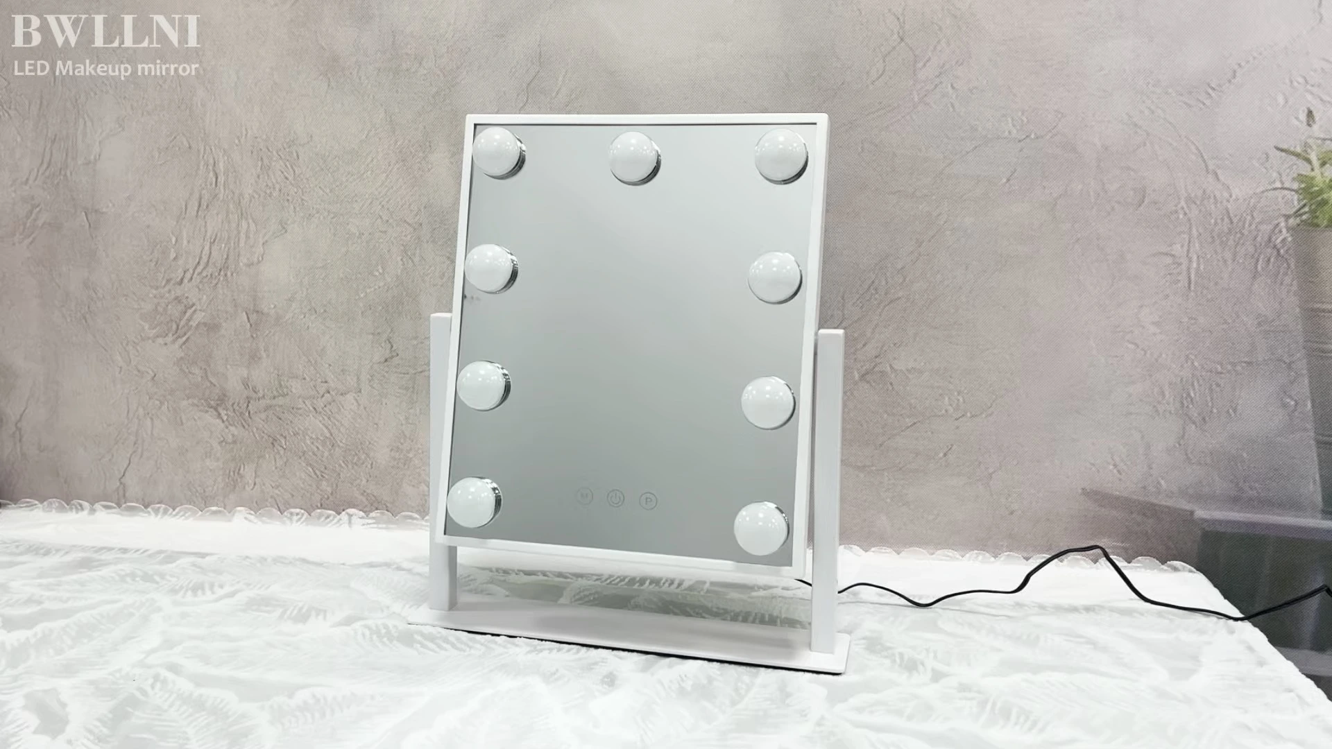 Professional-grade LED makeup mirror - Commercial makeup mirror for beauty salons 1