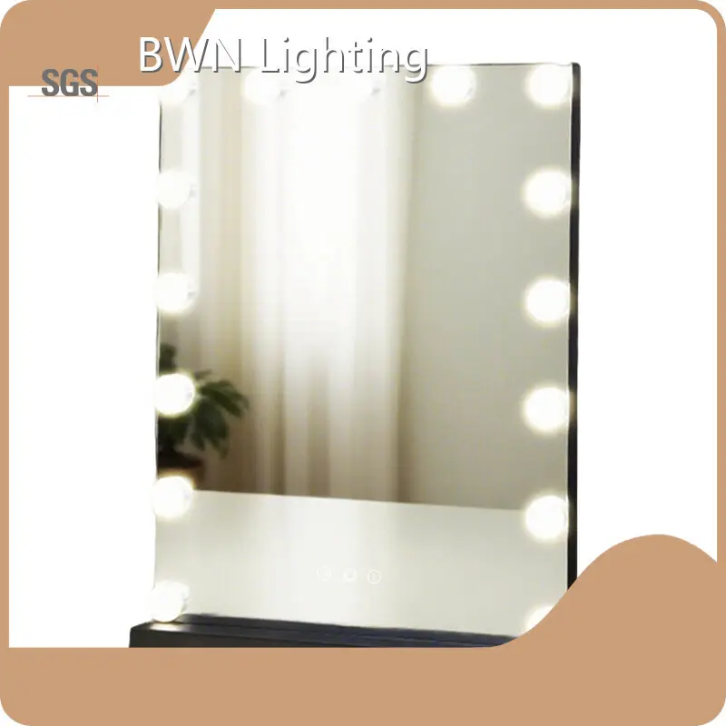 Specchio da trucco quadrato BWN Lighting Azienda di specchi da trucco quadrati 1