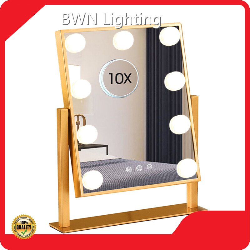 Proveedor de espejos de pared cuadrados para tocador BWN Lighting 1