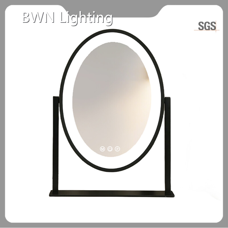 Espejo de tocador redondo con luces de BWN Lighting (fábrica) 1