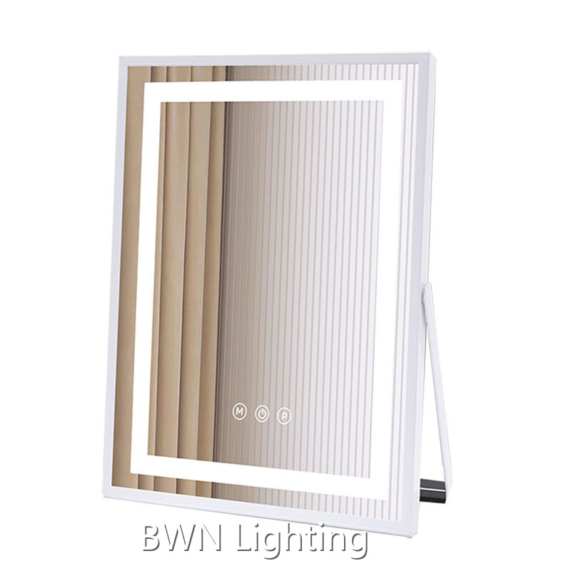 Miroirs de salle de bain carrés, miroirs de maquillage carrés en gros - BWN Lighting 1