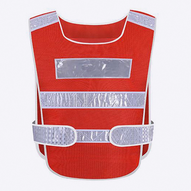 Highly Reflective Safety Vest for Sanitation and Transportation 1