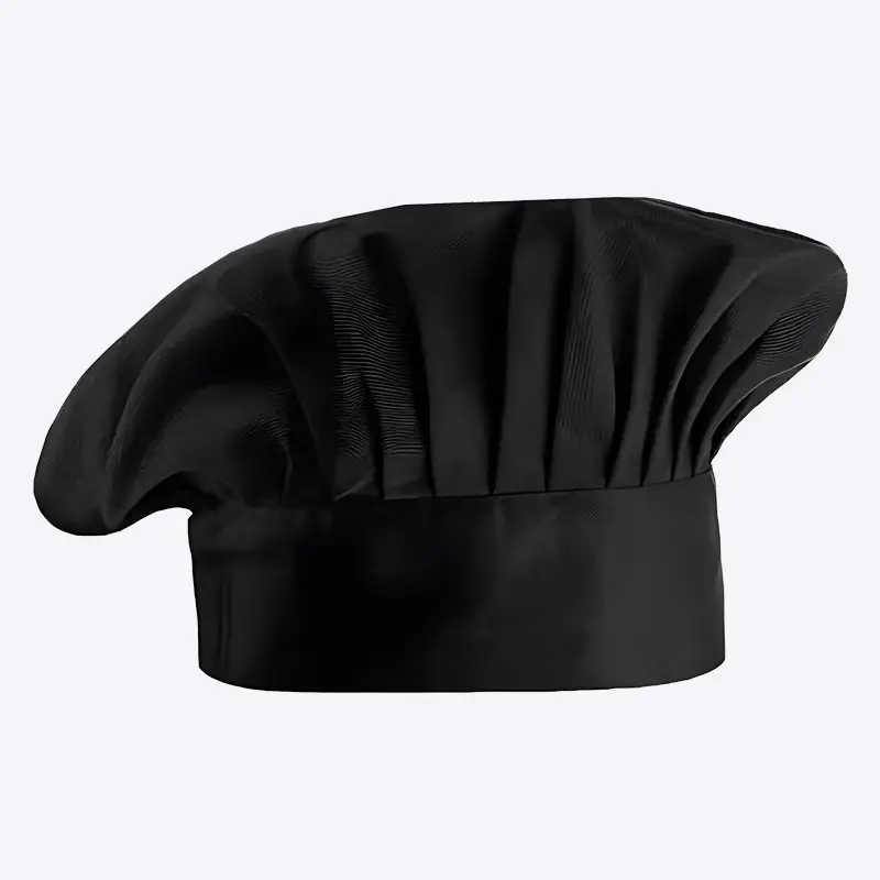 Ειδικό πλισέ καπέλο σεφ για catering, προστατευτικό μαγειρέματος για εργασία σεφ, απαραίτητο καπέλο 1
