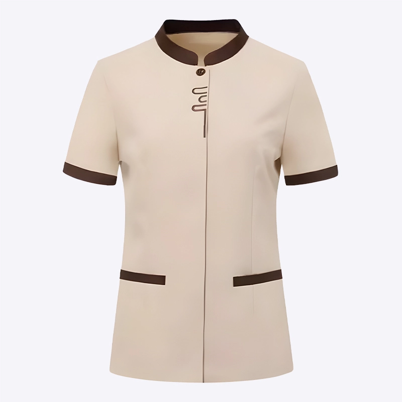 Factory wholesale customised short-sleeved uniforms for waiters 1