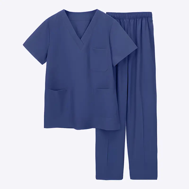 Comfortable V-neck Scrubs Uniform hospital medical care nursing 1