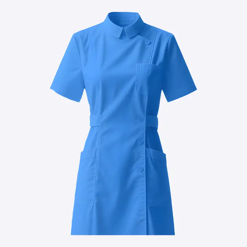 Professional customized hospital short-sleeved nurse uniform 1