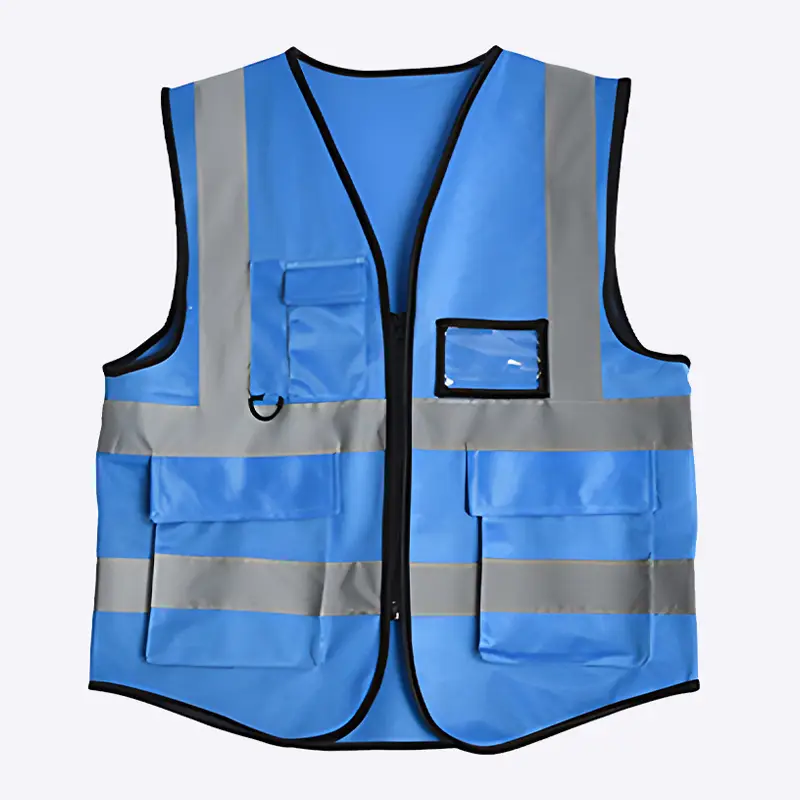 Multi-pocket practical safety traffic construction protective reflective vest 1