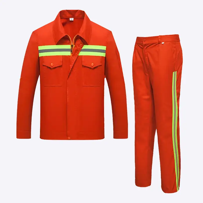 Customized reflective long-sleeved sanitation 1