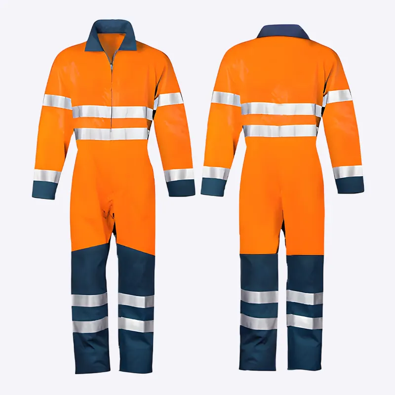Vestuário de trabalho de alta visibilidade personalizado para construção e fabricação - atacado - MINGBAI 4
