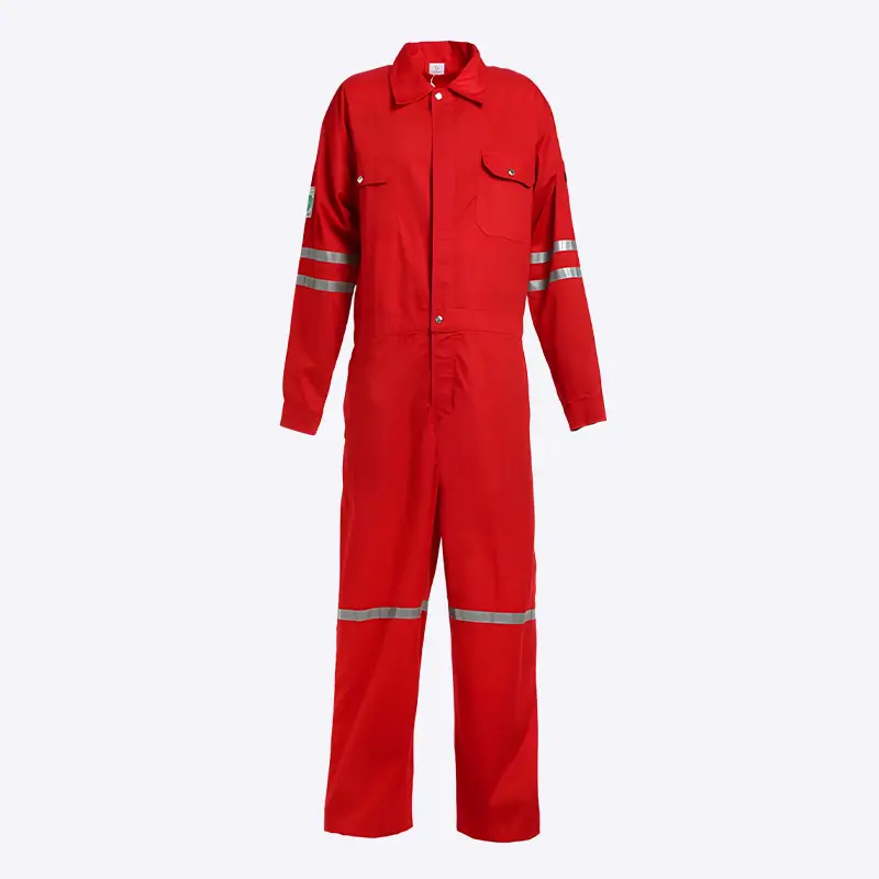 Custom Protective Long - Sleeved High - Vis Reflective coveralls 1