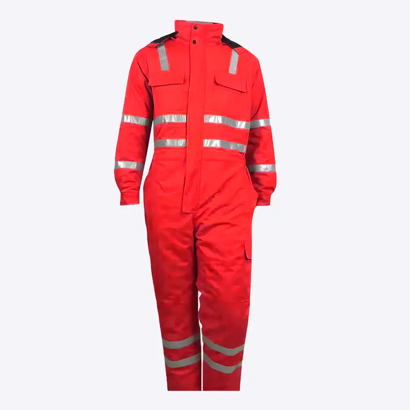 High - Visibility Reflective Winter Miner Safety overalls 1