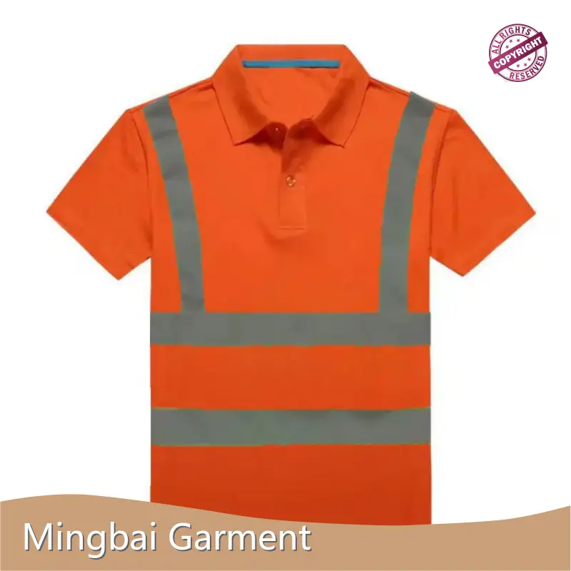 Mens Hi Vis Shirts Construction & Manufacturing Workwear Wholesale - MINGBAI 1