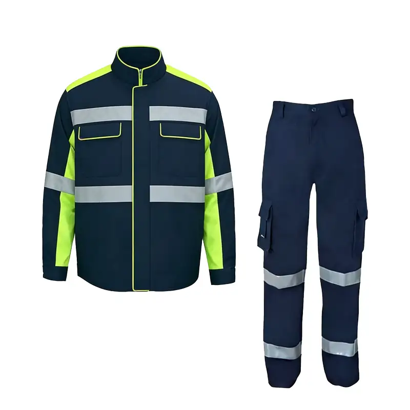 Custom High-Visibility Safety Protection High-Reflectivity Workwear Suits 1