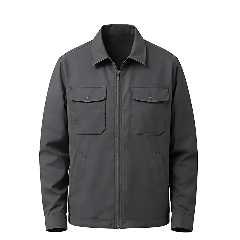 Chaqueta de trabajo transpirable y duradera para hombre, personalizada 1