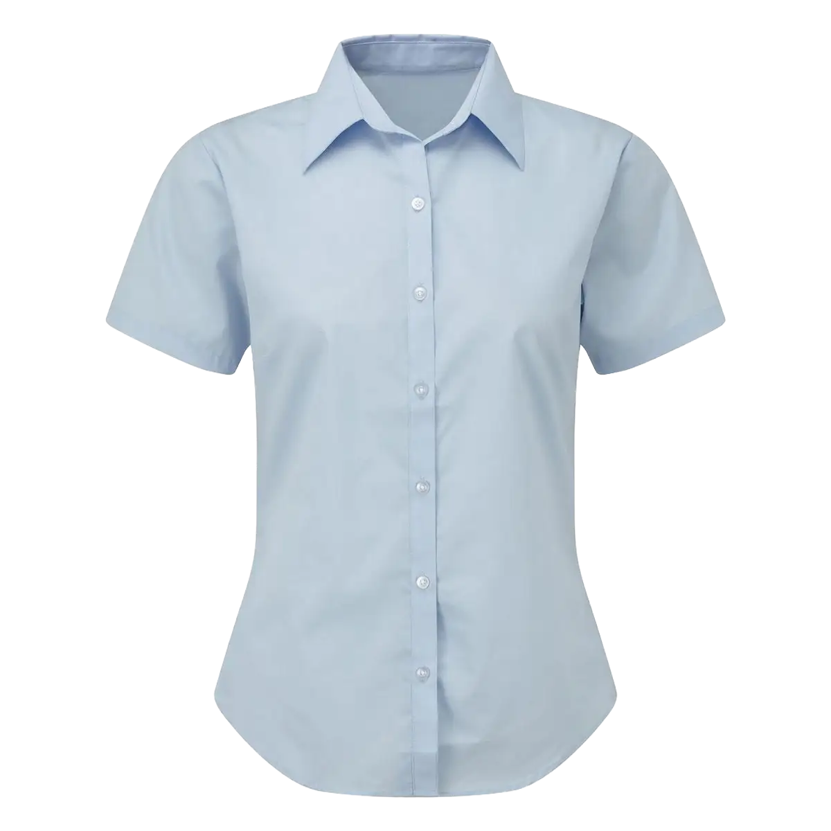 Camisas sociais femininas de manga curta multicoloridas personalizadas 1