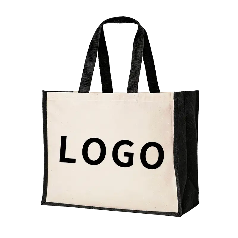 Customisable, high-capacity, reusable canvas tote bags 1