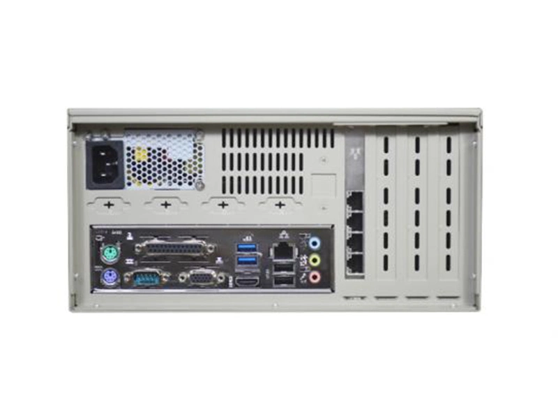 Kleiner kompakter Industrie-PC zur Wandmontage, weißes Gehäuse, IPC-6030 1