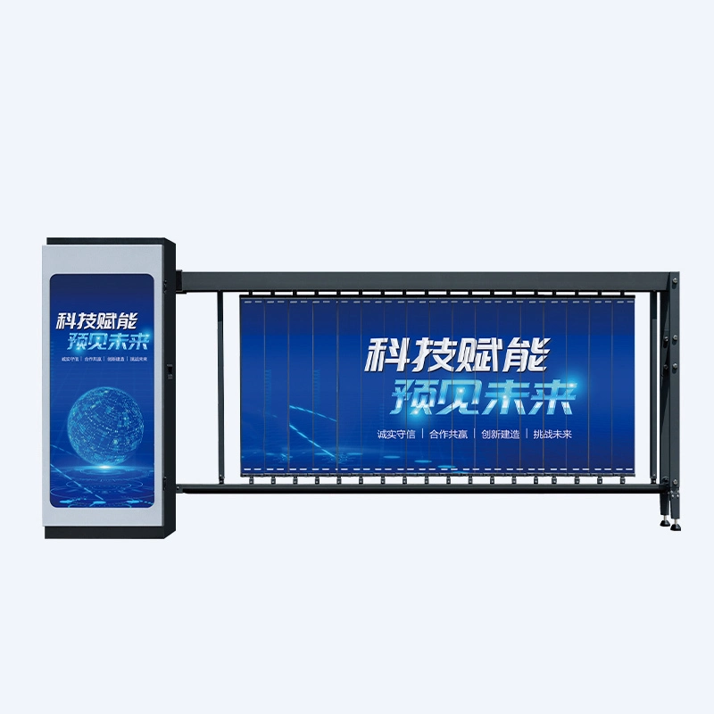 Smart Advertising Barrier Gate with LED Display & License Plate Recognition 1