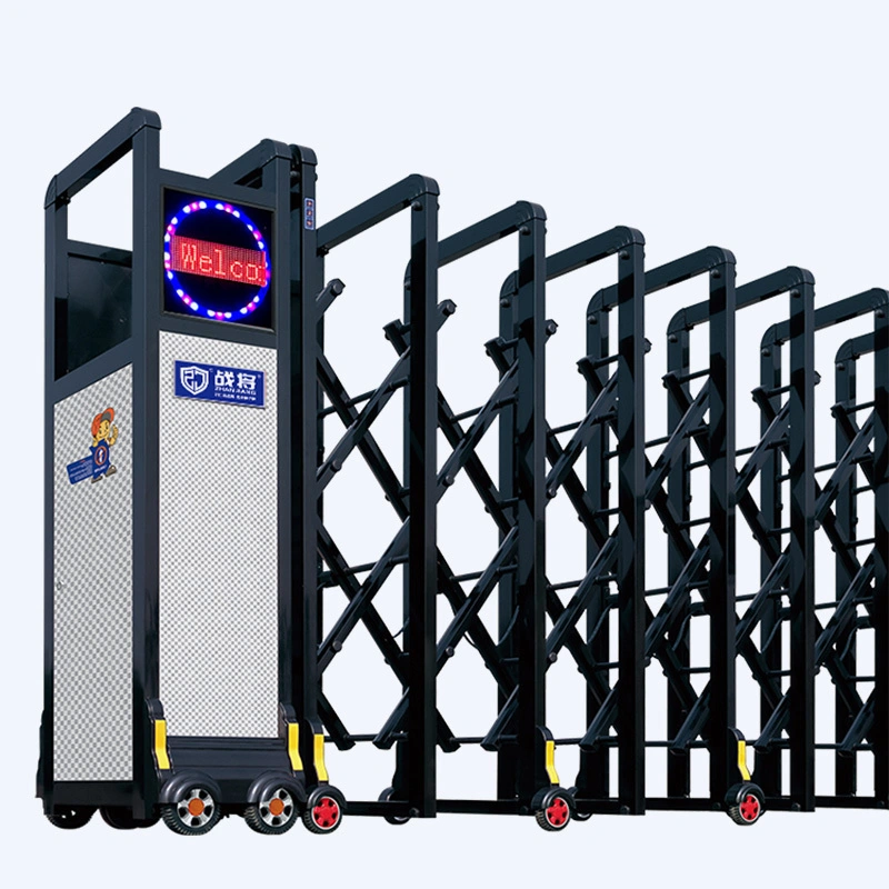 Aluminum Alloy Retractable Gate for Factory 1