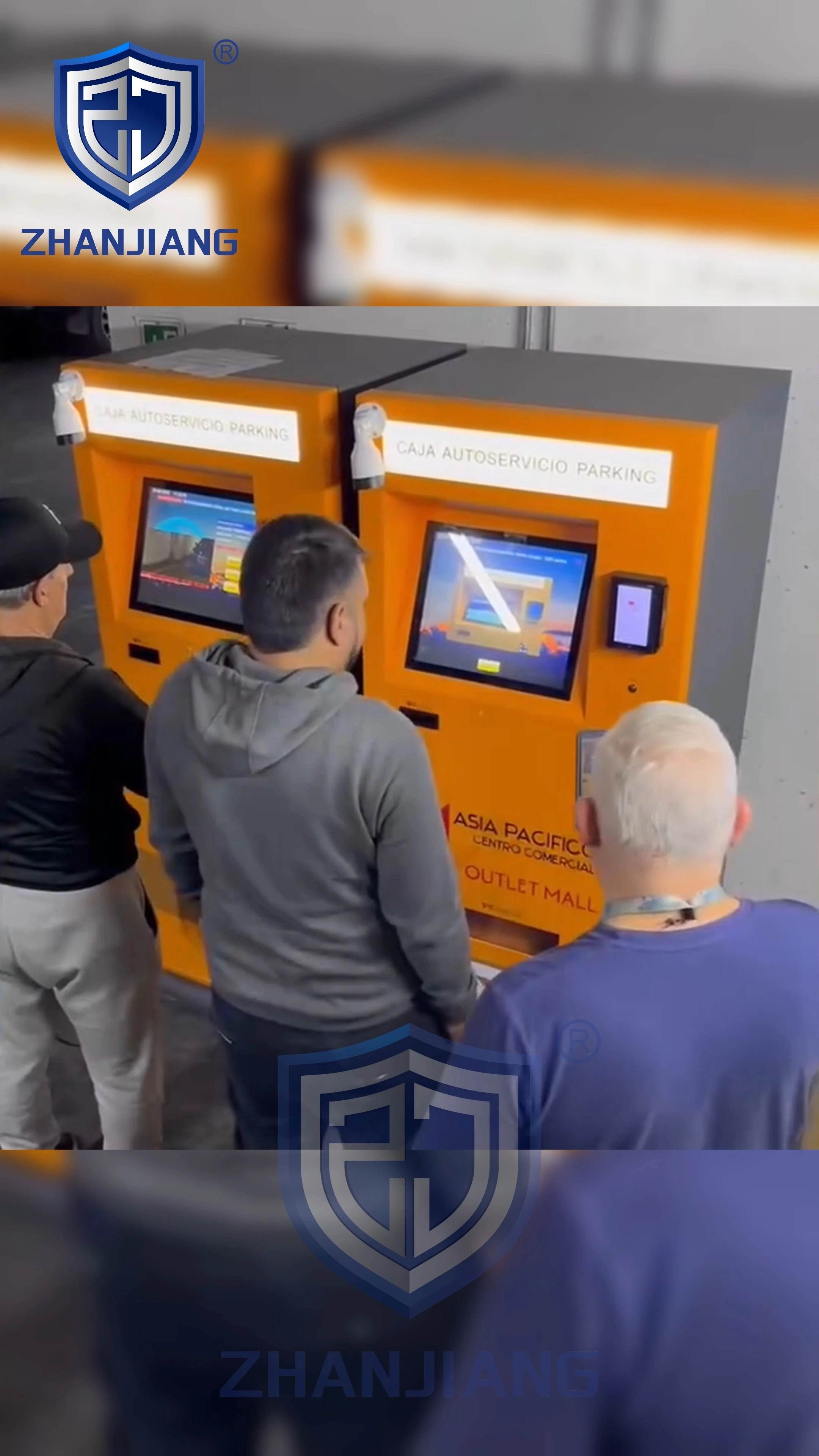 Self-Service Solid Payment Machines for Parking Lots Park Equipment