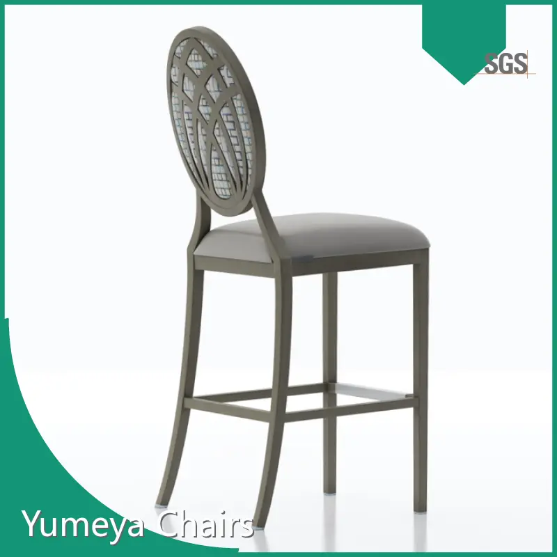 Kvalitaj Yumeya Seĝoj Brand Cafe Metal Chairs 1