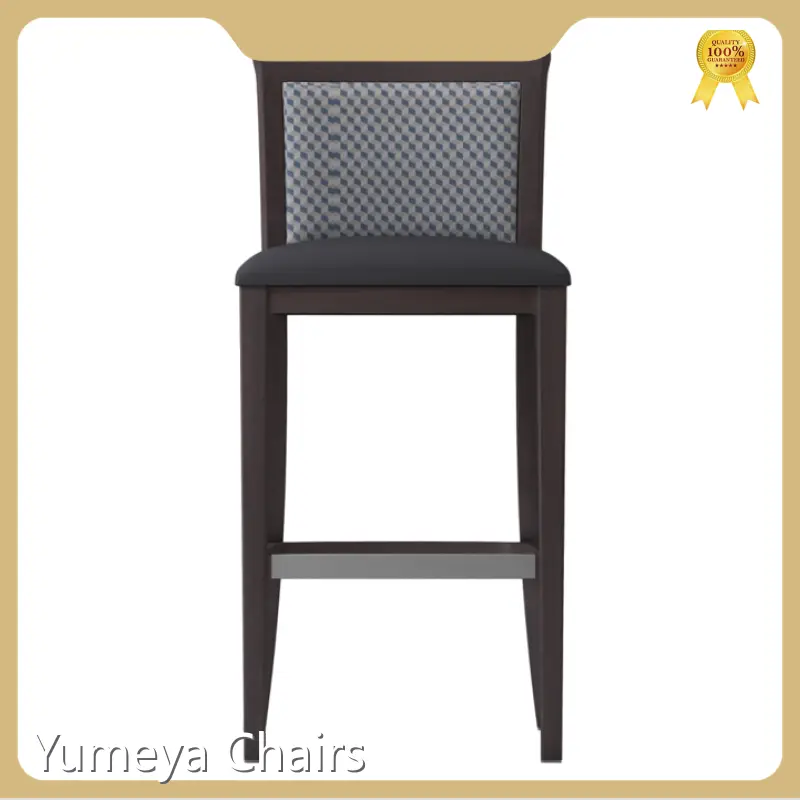 Yumeya Chairs Brand Coffee Shop Bar Stools Factory 1