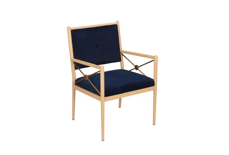 Metal Arm Accent Chair Yumeya Furniture H880*SH470*AW600*D625 Contract 2