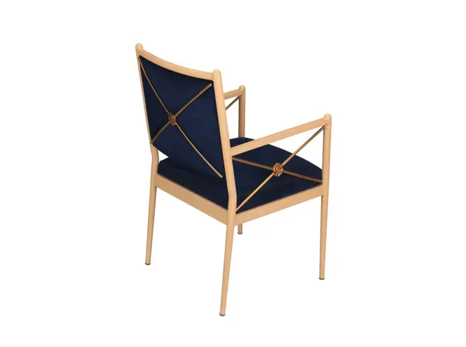 Metal Arm Accent Chair Yumeya Furniture H880*SH470*AW600*D625 Contract 3