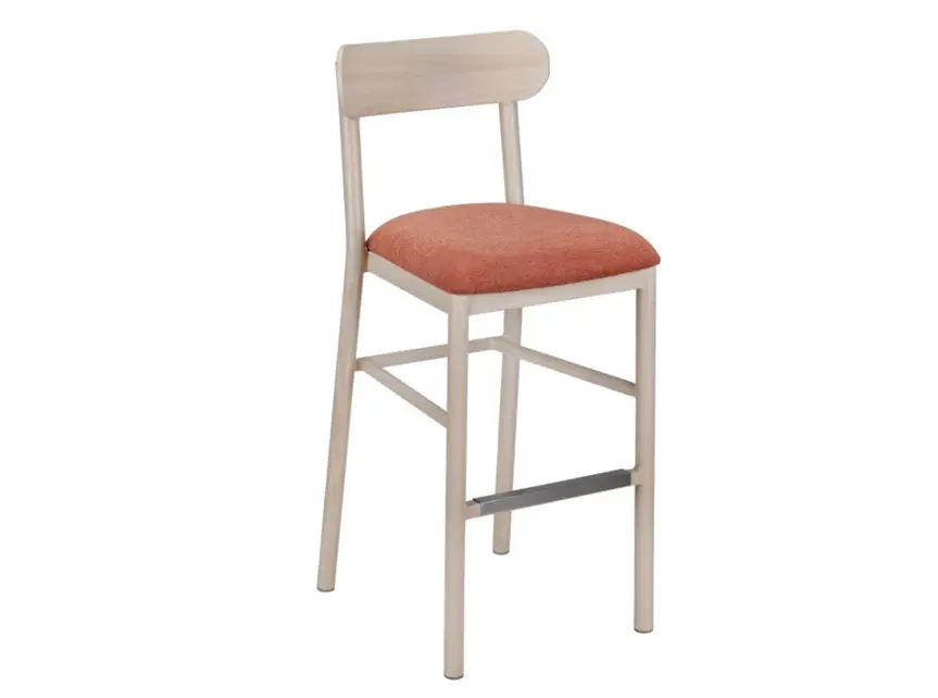 Black Outdoor Cafe Chairs Cost Yumeya Furniture H1050*SH760*W440*D540mm 4