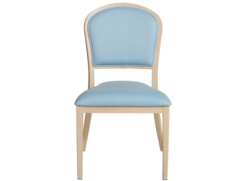 YL1435 Yumeya commerciale élégante chaise de salle à manger en aluminium grain de bois