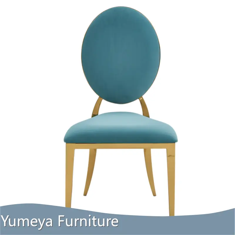 0.8yards H950*SH470*W470*D585mm Yumeya Furniture Brand Stainless Steel Dining Chair 1