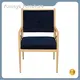 Black Metal Dining Chairs with Arms Yumeya Furniture100pcs Can Not Be Stacked / 1