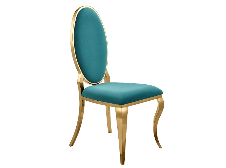 Elegant rustfrit stål banket / spisestue / bryllup stol YA3535 Yumeya 1