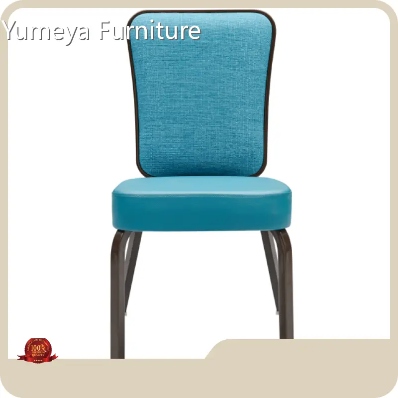 Yumeya Furniture Brand Stackable Conference Chairs Cafe Can Be Stacked 5 Pcs H910*SH475*W430*D590mm 1