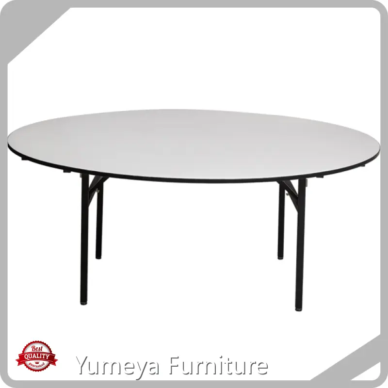 Yumeya Furniture Brand Metal Banquet Tables Dia1680*H750 Events Can Not Be Stacked Supplier 1