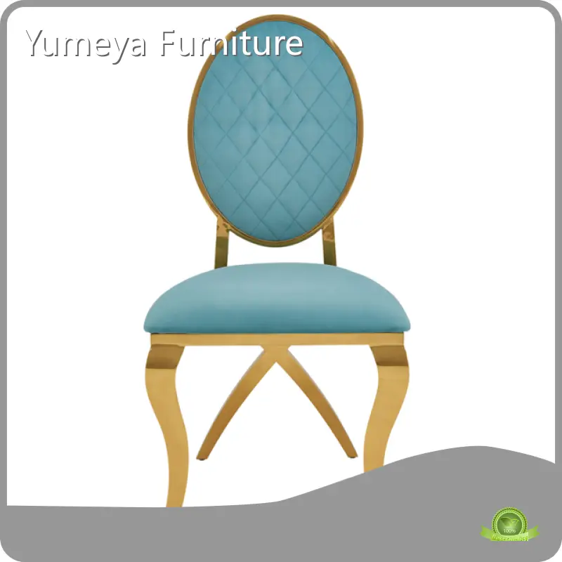 Stainless Steel Banquet Chair H990*SH495*W495*D560mm Can Be Stacked 5pcs Yumeya Furniture 1