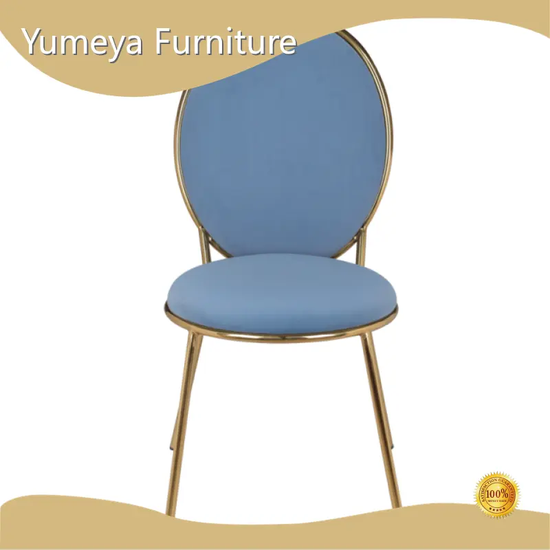 Yumeya Furniture Top Stainless Steel Wedding Chair Can Not Be Stacked 1