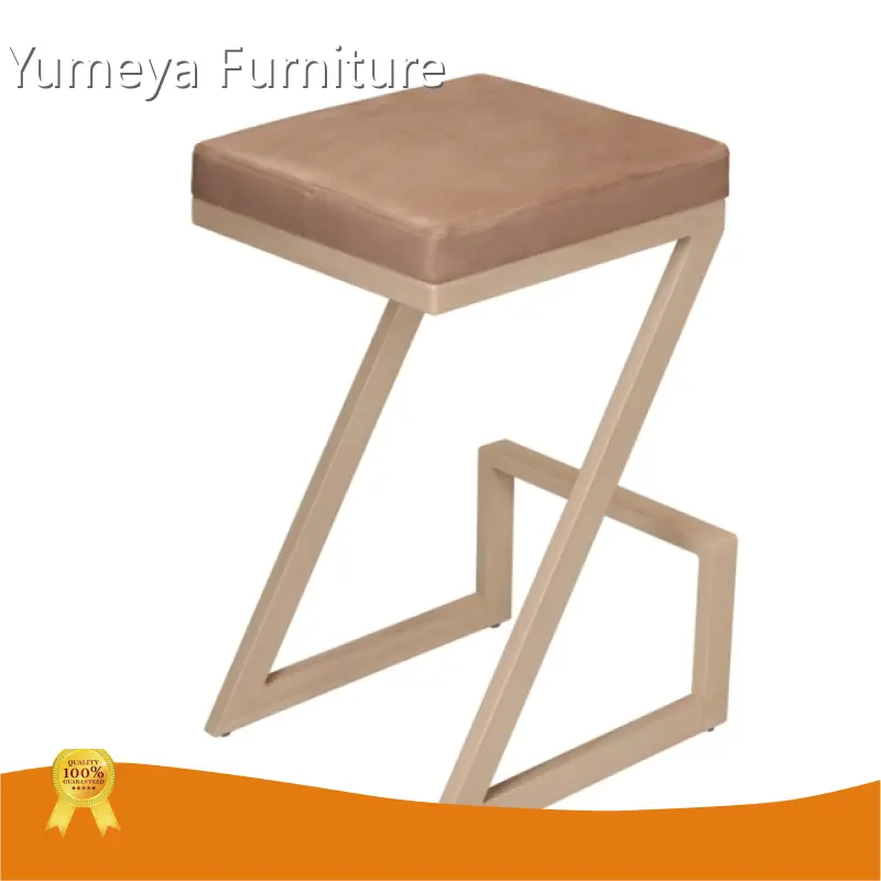 Yumeya Furniture Brand Restaurant Counter Stools Can Not Be Stacked Cafe / Supplier 1
