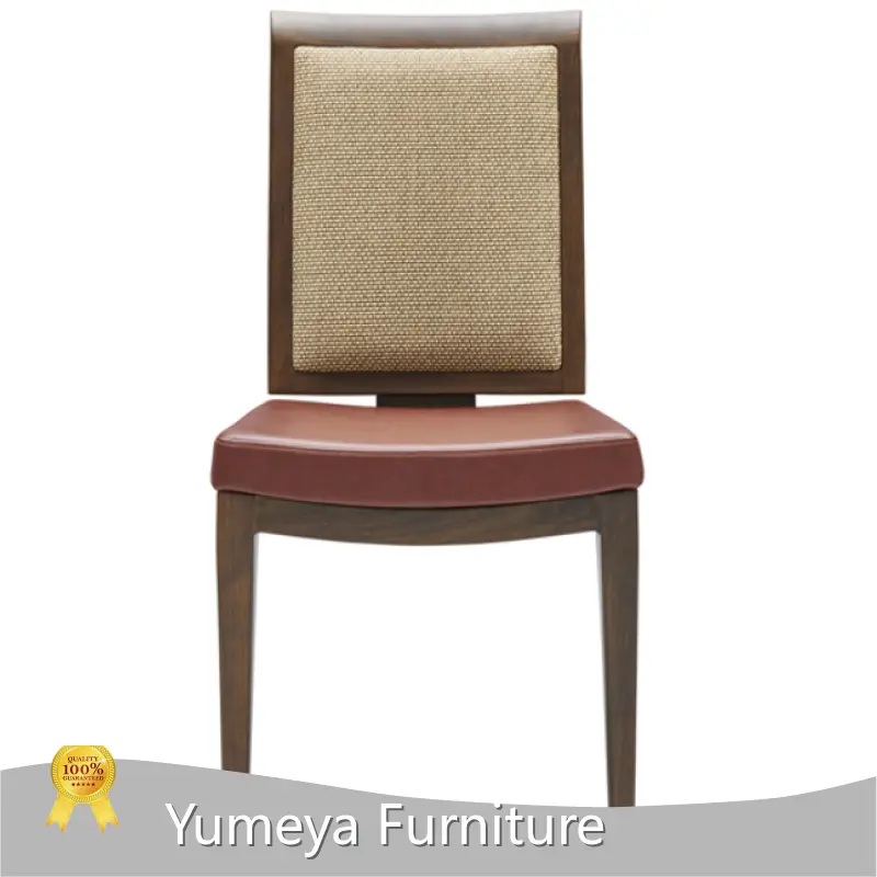 Yumeya Furniture Banquet Hall Chairs Brand Lounge 0.8 Yards H930*SH470*W450*D605mm Can Be Stacked 5 Pcs 1