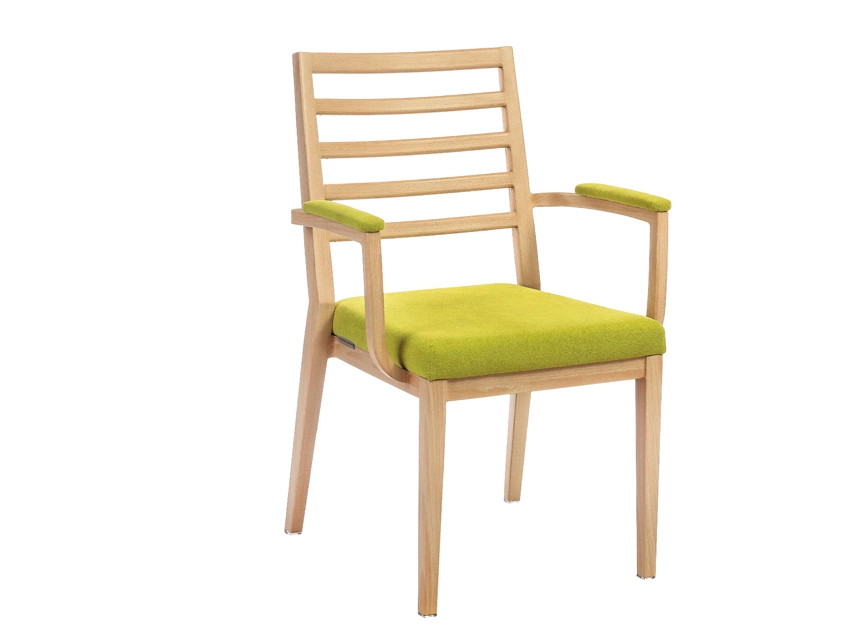 Elegant Metal Dining Chairs With Arms YW5663 Yumeya 1